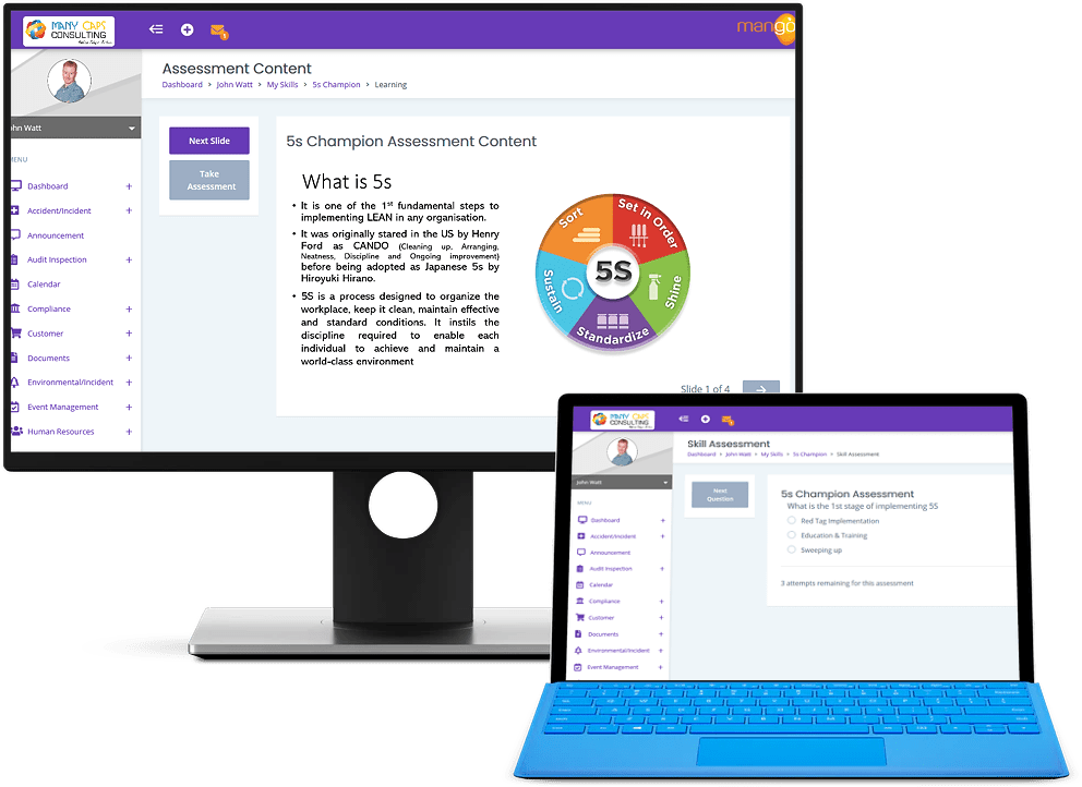 Mango QHSEfor Improvements, non-conformances and customer complaints