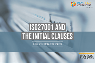 ISO27001 and the Initial Clauses
